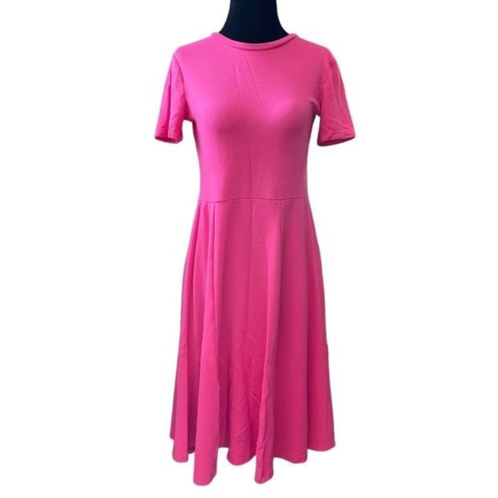 Zara dress Zara dress hot pink neon Barbie summer size small